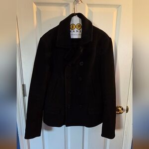 Allsaints Spitalfields Classic Jacks Place Peacoat Wool